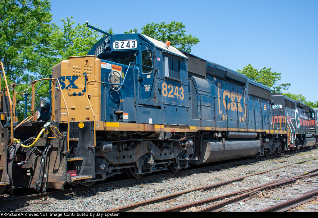 CSX 8243 is fourth out on M427